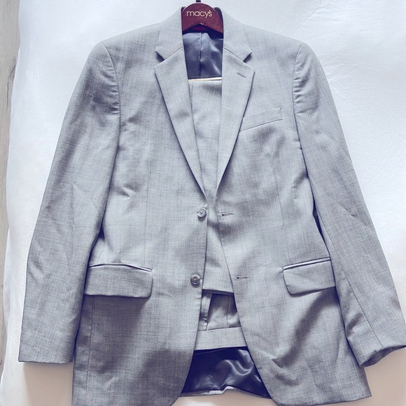 Alfani Other - Alfani Light Gray Men's Two-Button Suit Jacket